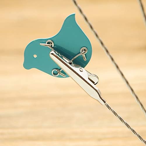 8-Branch Family Tree Picture Frame Holder, Card Photo Clips Holder Desk Stand for Memo Paper Note Photo Christmas Wedding Card Display (Blue Bird) - Image 5