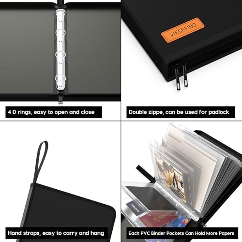 Important Document Organizer Binder, Birth Certificate Protector - Image 6