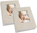 Vienrose 4x6 Mini Photo Album, 2 Pack, 52 Photos, Beige by Vienrose