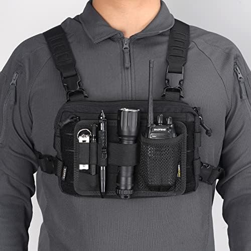 LIVANS Tactical Bag Insert Panel Organizer, Hook and Loop Modular Organizer - Image 3