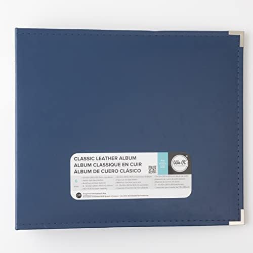 We R Memory Keepers 12x12 Photo Album Cobalt, Protect Memories and Photos, Soft, Acid-free Faux Leather, Classy Decorative Spine Label, Snag-free Rings, Includes 5 Page Protectors, Scrapbooking - Image 2