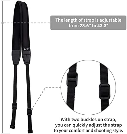 JJC Soft Camera Neck Shoulder Strap for Sony ZV-E10 A6000 A6100 A6300 A6400 - Image 5