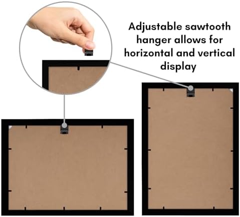 Americanflat 9x13 Picture Frame - Engineered Wood - Black - Image 6