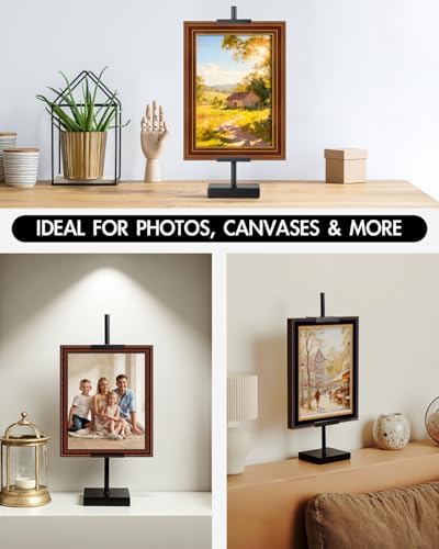 Rofio 17" Adjustable Tabletop Easel, Picture Frame Stand for Signs, Black - Image 6