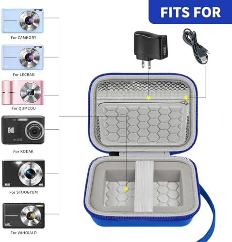 Comecase Digital Camera Case for Kodak PIXPRO FZ55/FZ45, Blue - Image 2