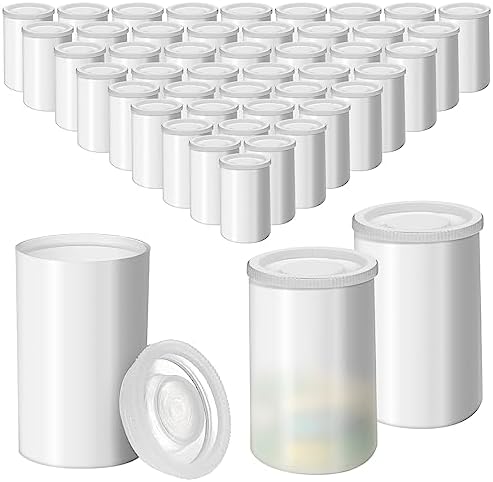 Jovitec 500 Pcs White Film Canisters with Caps Small Plastic Film Canister Holder 35mm Film Case Empty Camera Reel Containers with Lids for Storage Small Accessories Camera Film Roll Fish Hook Beads - Image 7