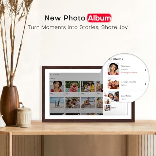 Frameo 15.6" Digital Picture Frame WiFi, Large Display Digital Photo Frame - Image 6