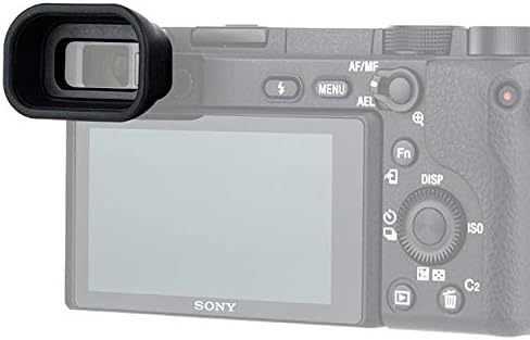 JJC KIWIFOTOS Ergonomic Long Camera Eye Cup for a6600 a6500 a6400, a6600 Eyecup, a6500 Eyecup, a6400 Eyecup, a6600 Eye Piece, Viewfinder EP17, Size: 41*27*17mm; Compatible with Sony a6500 a6400 a6600 - Image 4