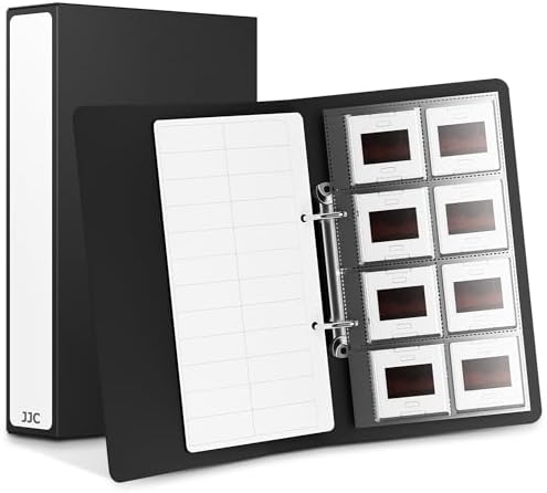 35mm Slide Film Mounts Archival Storage Case Organizer for 96 Slides by JJC