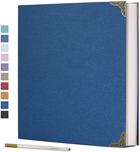 Vienrose 3-Ring Self-Adhesive Photo Album 12x12 In, 60 Pages, Blue by Vienrose