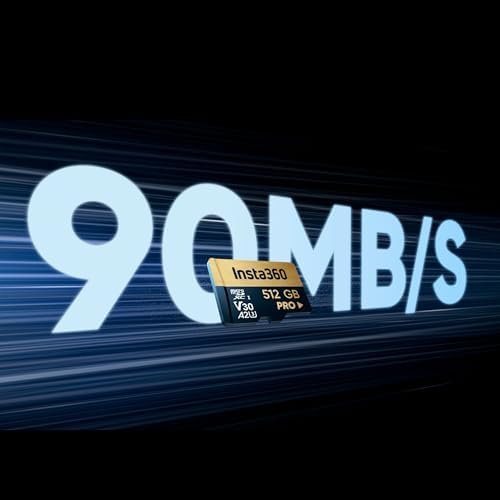 Insta360 512GB PRO microSDXC Memory Card, V30, A2, UHS-I, 90 MB/s Read/Write Speed - Image 3