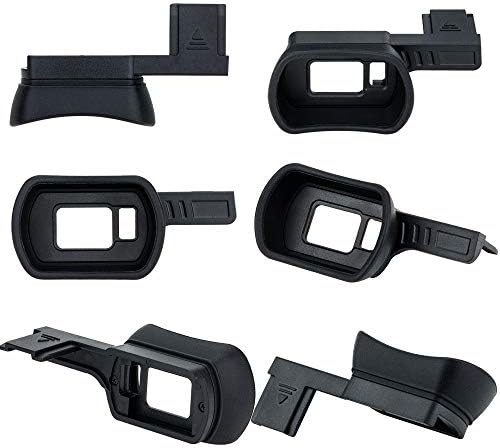 JJC Kiwifotos KE-X100FL Large Soft Silicon Camera Eye Cup Eyepiece for Fuji X100F, X100F Eyecup, X100 F Eye Piece, Hot Shot Eyecup Viewfinder, 46 * 41mm, Eyeglass User, Compatible with Fujfilm X100F - Image 2