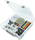 ArtBin Super Satchel 1-Compartment Craft Storage Box, Clear by ArtBin
