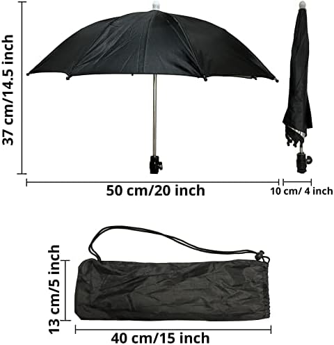 Hot Shoe Umbrella, Protects Camera from Rain, Bird, Sunlight, Snow - Image 4