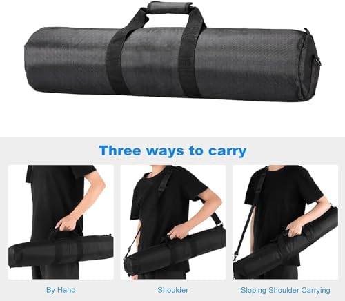 43x8x8 inch/110x20x20cm Tripod Carrying Case Heavy Duty Oxford Photographic Package Bag with Shoulder Strap Padded for Light Stand, Tripods, Monopods, Umbrellas, Softbox, Boom Stands - Image 7