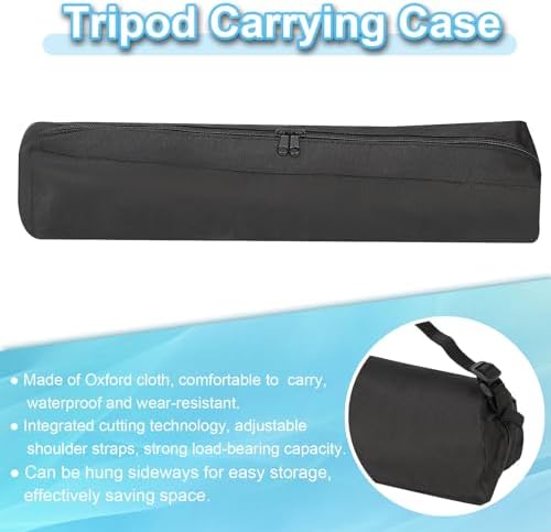PATIKIL Tripod Carrying Case Oxford Cloth 20.47"x3.54" Black 2Pcs - Image 4