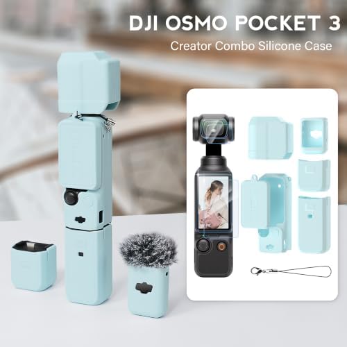 Silicone Case for DJI Osmo Pocket 3/Xtra Muse, Blue - Image 2