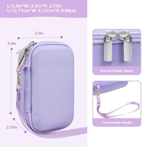 Camera Case for Panasonic LUMIX ZS99 / ZS300 Digital Camera, Purple - Image 3