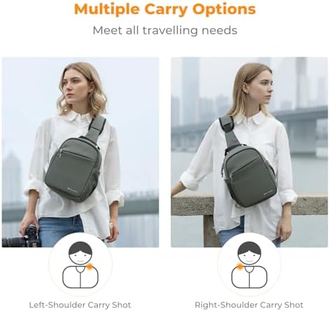 K&F CONCEPT Camera Sling Bag, Compact Photography Bag for DSLR Mirrorless - Image 6