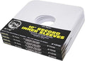 (100) White Paper Inner Sleeves for 10" Vinyl Records – Ideal for 78 RPM Albums – Archival-Quality Replacement Sleeves #10IW by SquareDealRecordingsSupplies