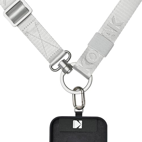 KODAK Multi-Purpose Camera Strap (Silver) - Quick-Detach System, Lightweight, Durable Metal Swivels, Multiple Usages, SLR Cameras, Compact Cameras, Smart Phones - Image 5