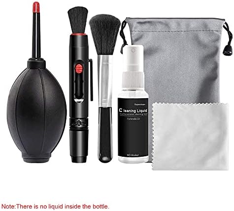 Professional Camera Cleaning Kit, Sensor Cleaning Kit with Air Blower Cleaning Pen Cleaning Cloth for Most Cameras Mobile Phone Laptop, for Camera/Optical Lens and Digital SLR Cameras - Image 6