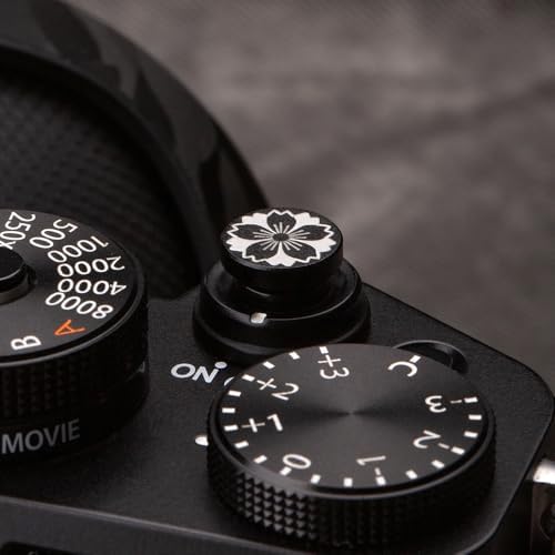 Camera Metal Hot Shoe Cover Shutter Buttons Protector for Fuji X100VI X100V X-T4 X-T3 XPRO3 XPRO2 for Nikon ZF Z5 Z6 Z6II (Black-Shutter Decorative Button) - Image 7