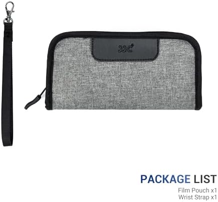 JJC Portable 120 Film Canister Pouch, Compact Film Carrying Case Storage Bag for 5 Rolls of 120 Medium-Format film, Compact Film Cassette Holder Container Storage Box with Belt Loop and Strap (No Film - Image 6