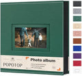 Popotop 4x6 Photo Album Holds 500 Pictures, Vegan Leather Hardcover by Popotop