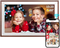 FRAMEO 15.6 Inch 32GB WiFi Large Digital Photo Frame 1920 * 1080 IPS FHD Touch Screen Smart Digital Picture Frame, Wall Mountable, Auto-Rotate,Share Instantly, Birthday Gifts for Women, Mom by MQQC