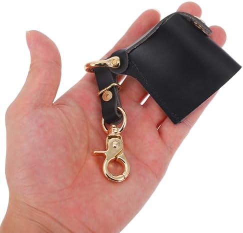 Luxshiny Small Camera Film Roll Bag with Keychain Portable Pu Leather Film Storage Case for Photographers Organizer Pouch - Image 7