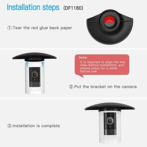 HOLACA Sun Rain Shade Camera Cover for R-ing Stick Up Cam(3rd Gen) - Image 4