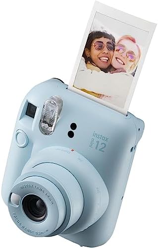 Fujifilm Instax Mini 12 Instant Camera + Minimate Custom Case + Fuji Instax Film 20 Sheets Twin Pack (Pastel Blue) - Image 5