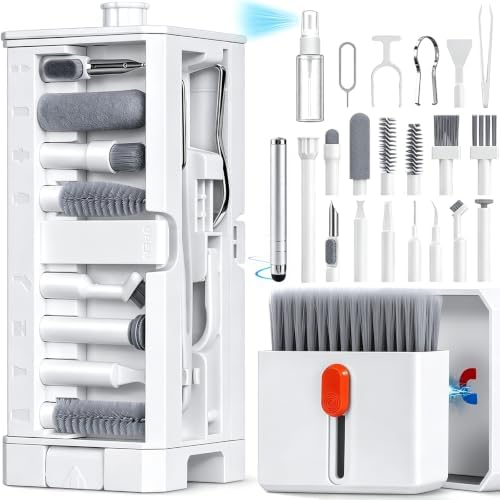 Inesore 32 in 1 Phone Cleaning Kit for iPhone AirPods MacBook Earbuds-White by Inesore