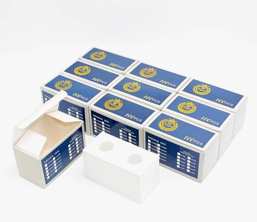 Boen 23mm Coin Flips 1000 Pcs 2x2 Cardboard Holders for Nickel by BoenCoinCollectionSupplies