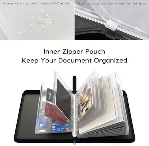 Important Document Organizer Binder, Birth Certificate Protector - Image 5