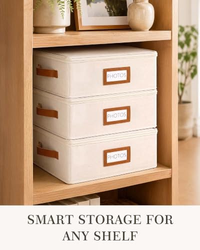 FANGSUN Photo Storage Box, Photo Organizer for 2000 4x6 Pictures, Memory - Image 6