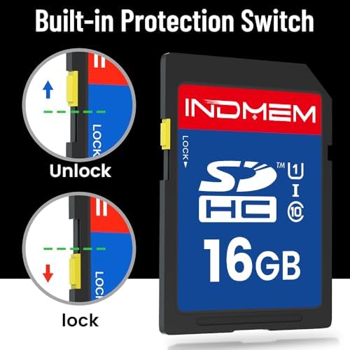 16GB SD Card, C10 SDHC UHS-I Memory Cards U1 Class 10 High-Speed Full 4K HD Video Compatible with Digital Point-and-Shoot Cameras, HD Camcorders, DSLR and PC - Image 6