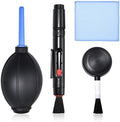 Dust Cleaner Kit Strong Cleaning Air Blower Soft Brush Blower Lens Cleaning Pen for Camera Lens CCD LCD Screens Microscopes Telescope Keyboards Guitars and Succulents Environmentally Silicone by INJOYTEC