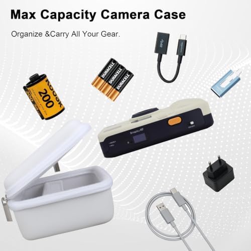 BOVKE Hard Carrying Case for KODAK Snapic A1 35mm Film Camera, White - Image 3