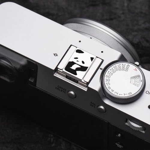 Camera Metal Hot Shoe Cover Protector Cap Cute Panda Compatible for Fujifilm X100VI X100V X-M5 X-E5 X-T4 X-T3 for Leica - Image 6