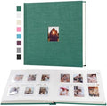 Instax Mini Photo Album with Writing Space, 168 Pockets, Green by Unknown