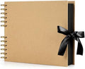 INNOCHEER Brown 8X12 Self Adhesive Scrapbook - 40 Sheets, 80 Pages, Hard Cover, Non-Fading Thick Craft Paper by INNOCHEER