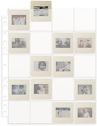 Photomyne Protective Photo Pages – 10 Pack, Holds 200 Slides Total by Photomyne