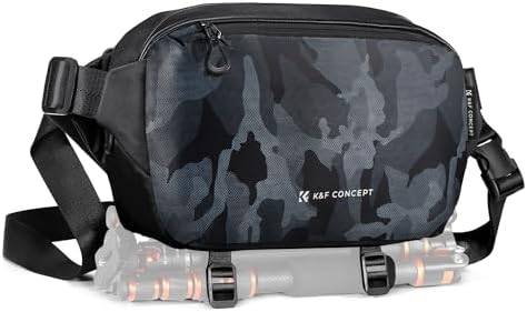 K&F CONCEPT 2 in 1 Camera Sling Bag, Everyday Shoulder Bag by KFCONCEPT