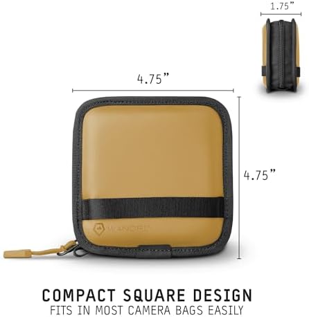 WANDRD Lens Filter Case - Store 4 Filters in Your Camera Backpack or Camera Case, Protect Photography Accessories from Scratches, Dust & Impact (Dallol Yellow) - Image 6