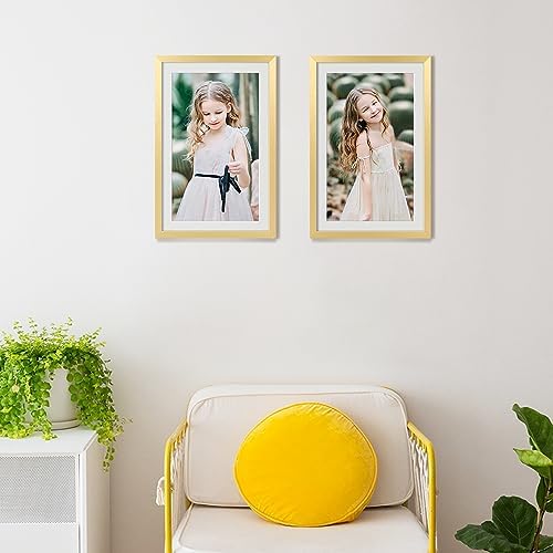 upsimples 11x17 Picture Frame, Gallery Wall Frames Set of 5, Gold - Image 2