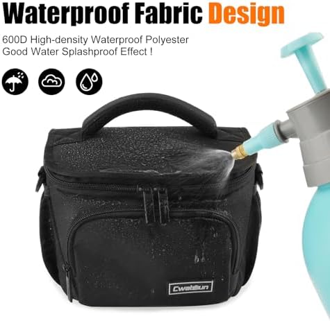 Cwatcun Camera Sling Bag, Waterresistant Crossbody Case for DSLR/Mirrorless - Image 6