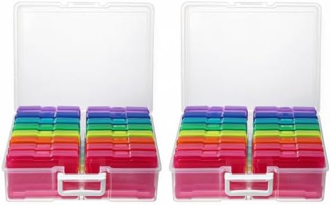 novelinks Photo Storage Box and 16 Inner 4" x 6" Photo Storage Containers by novelinks