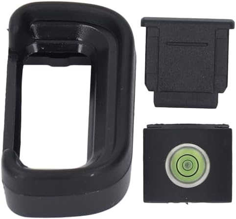 Generic Camera Eyecup Kit for Professional Use with Hot Shoe Cover and Level for A6700 Camera, Durable ABS Material, 3 Pieces Included - Image 5